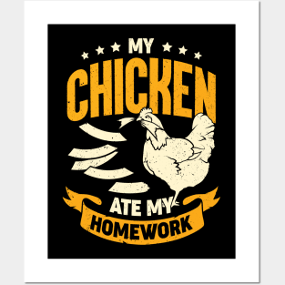 My Chicken Ate My Homework Posters and Art